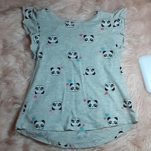 Panda toddler girl shirt